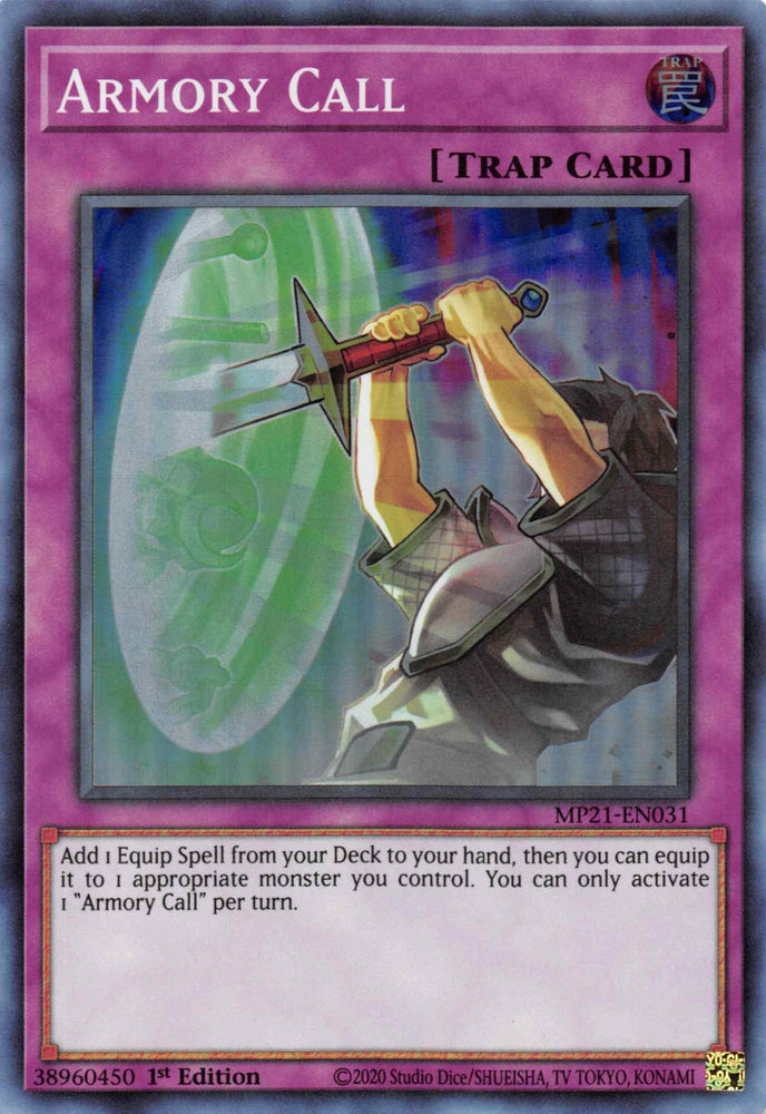 Armory Call [MP21-EN031] Super Rare (ONLINE ORDER ONLY)