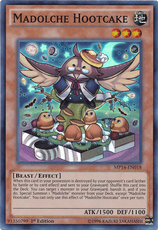 Madolche Hootcake [MP14-EN018] Super Rare (ONLINE ORDER ONLY)
