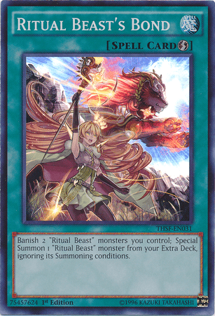 Ritual Beast's Bond [THSF-EN031] Super Rare (ONLINE ORDER ONLY)