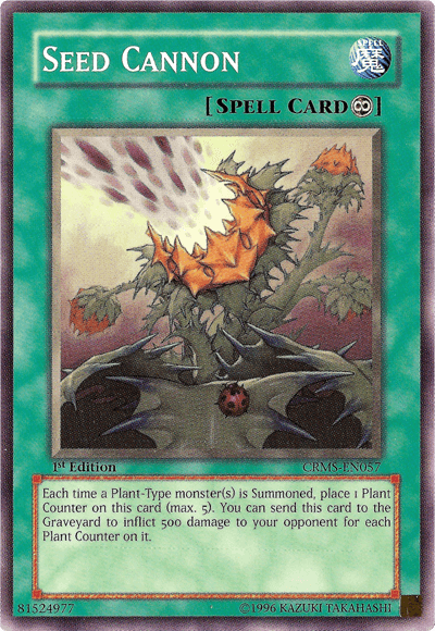 Seed Cannon [CRMS-EN057] Common (ONLINE ORDER ONLY)
