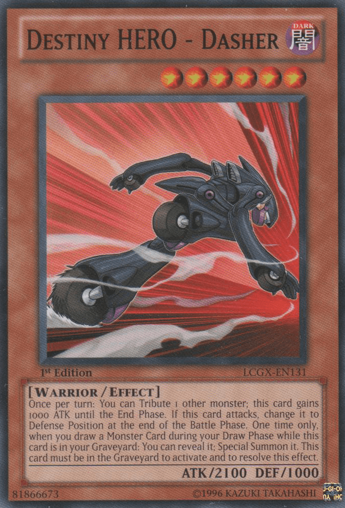 Destiny HERO - Dasher [LCGX-EN131] Common (ONLINE ORDER ONLY)