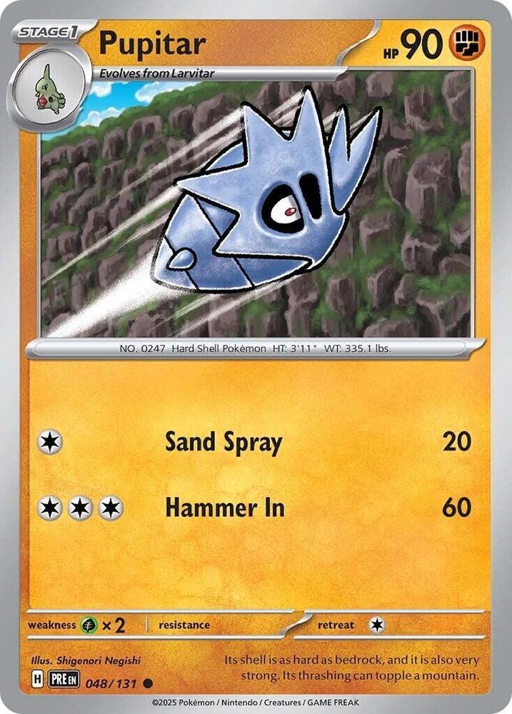 Pupitar (048/131) [Scarlet & Violet: Prismatic Evolutions] (Online Only)