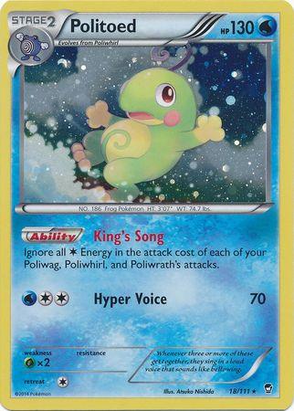 Politoed (18/111) (Cosmos Holo) [XY: Furious Fists] (Online Only)