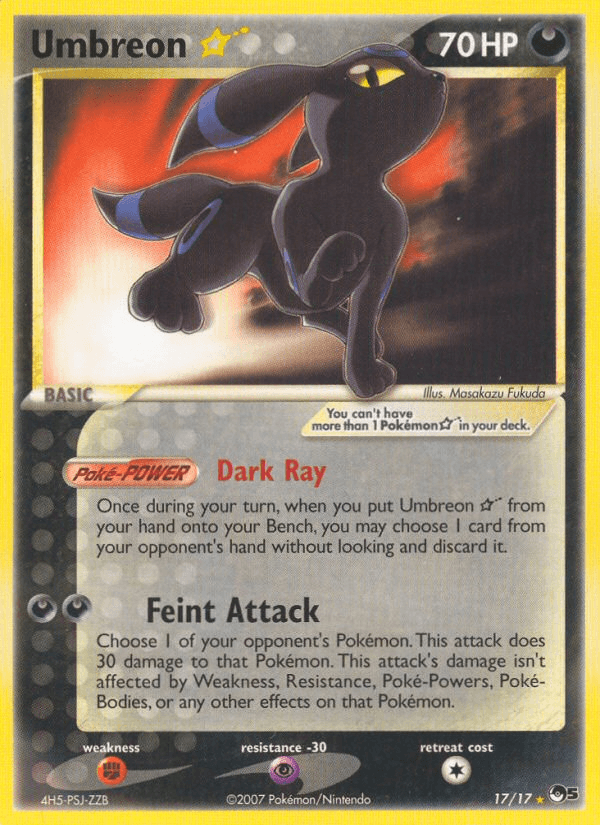 Umbreon Star (17/17) [POP Series 5] (Online Only)