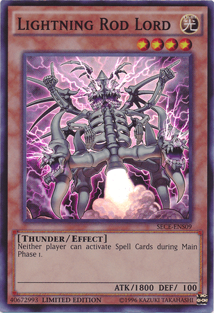 Lightning Rod Lord [SECE-ENS09] Super Rare (ONLINE ORDER ONLY)