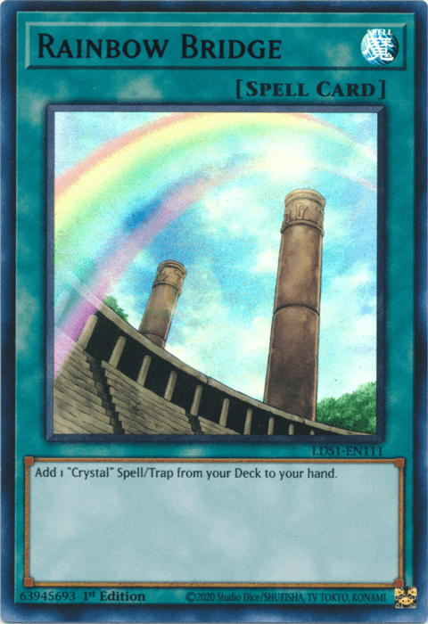 Rainbow Bridge (Purple) [LDS1-EN111] Ultra Rare (ONLINE ORDER ONLY)