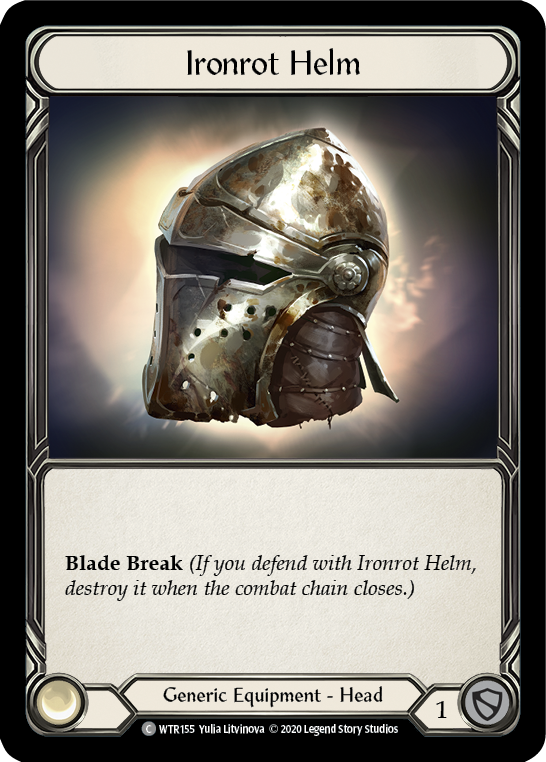 Ironrot Helm [U-WTR155] (Welcome to Rathe Unlimited)  Unlimited Rainbow Foil - Anime Imports LLC