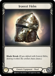 Ironrot Helm [U-WTR155] (Welcome to Rathe Unlimited)  Unlimited Rainbow Foil - Anime Imports LLC