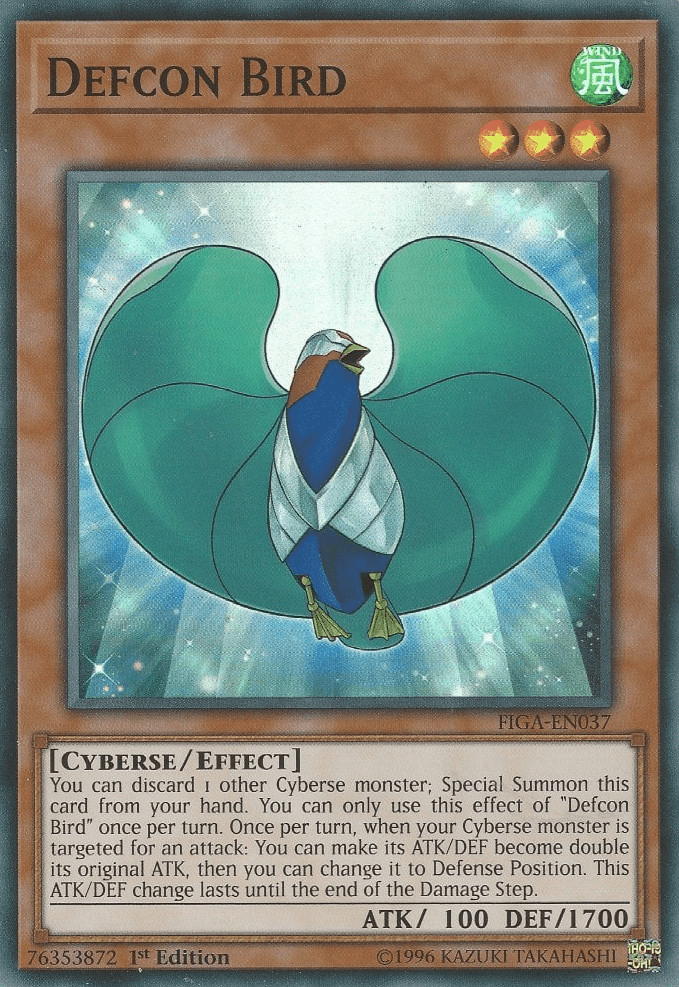 Defcon Bird [FIGA-EN037] Super Rare (ONLINE ORDER ONLY)