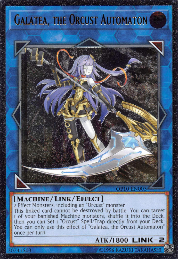 Galatea, the Orcust Automaton [OP10-EN003] Ultimate Rare (ONLINE ORDER ONLY)