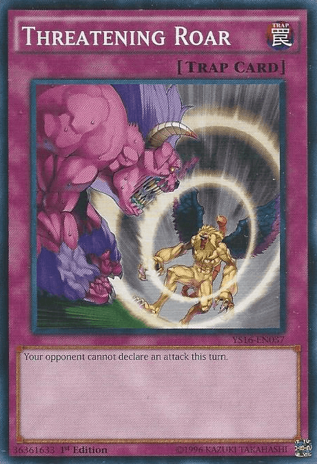 Threatening Roar [YS16-EN037] Common (ONLINE ORDER ONLY)