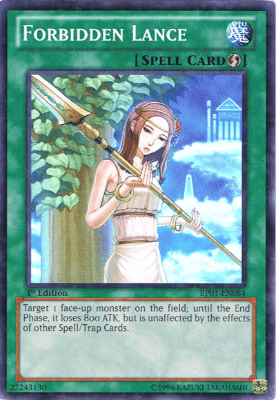 Forbidden Lance [BP01-EN084] Starfoil Rare (ONLINE ORDER ONLY)