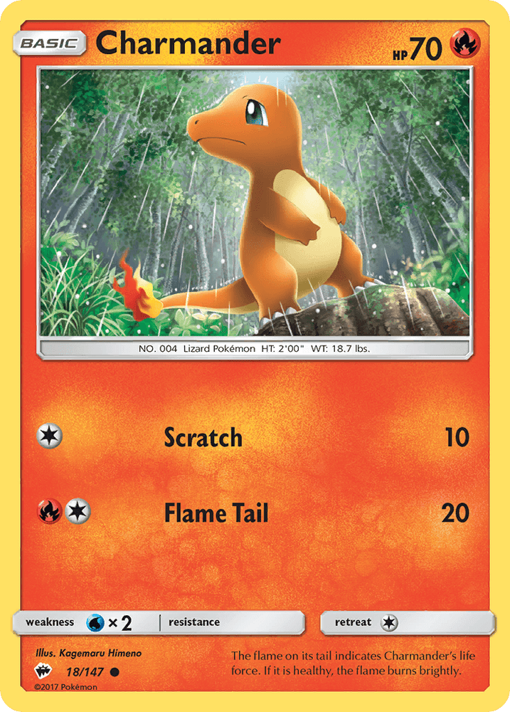Charmander (18/147) [Sun & Moon: Burning Shadows] (Online Only)