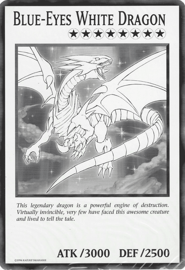 Blue-Eyes White Dragon (Oversized) Common (ONLINE ORDER ONLY)
