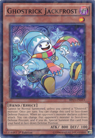Ghostrick Jackfrost [BP03-EN111] Shatterfoil Rare (ONLINE ORDER ONLY)