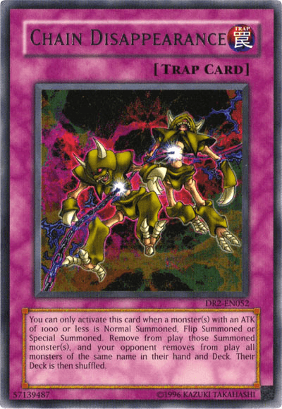 Chain Disappearance [DR2-EN052] Rare (ONLINE ORDER ONLY)