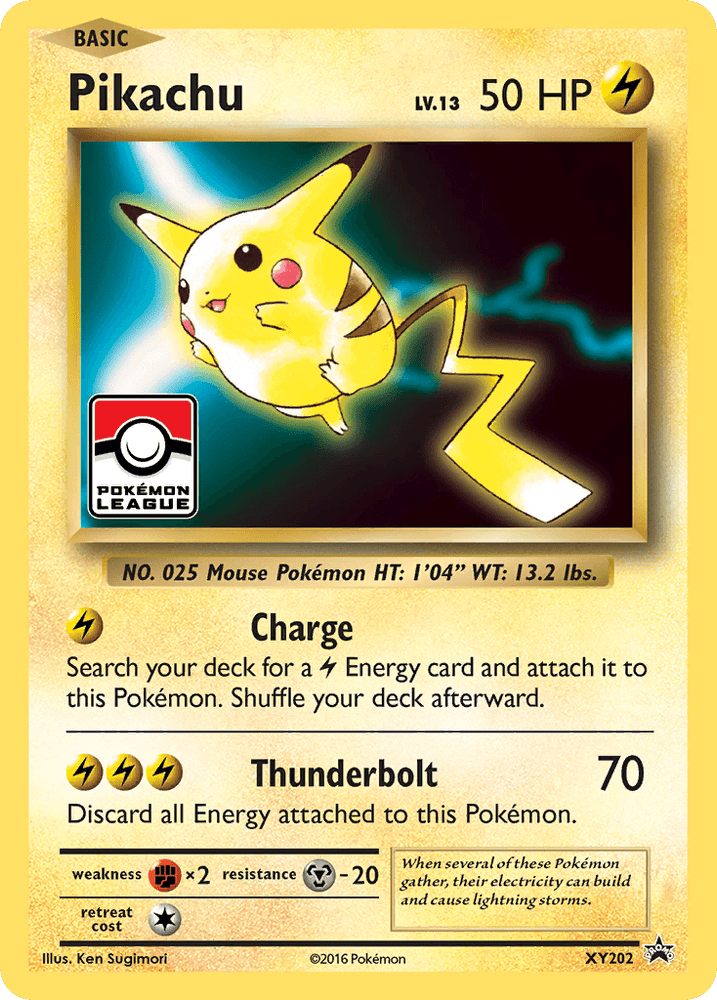 Pikachu (XY202) [XY: Black Star Promos] (Online Only)