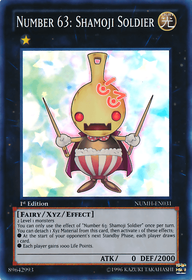 Number 63: Shamoji Soldier [NUMH-EN031] Super Rare (ONLINE ORDER ONLY)