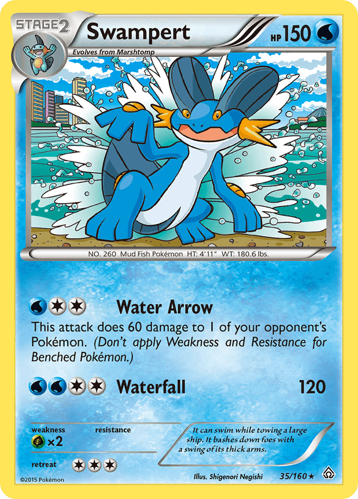 Swampert (35/160) [XY: Primal Clash] (Online Only)