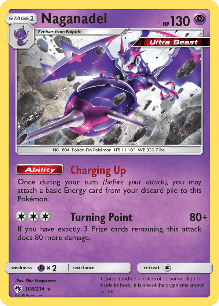 Naganadel (108/214) [Sun & Moon: Lost Thunder] (Online Only)