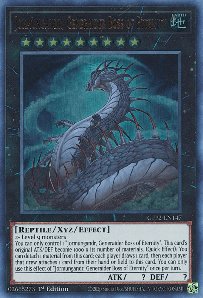 Jormungandr, Generaider Boss of Eternity [GFP2-EN147] Ultra Rare (ONLINE ORDER ONLY)