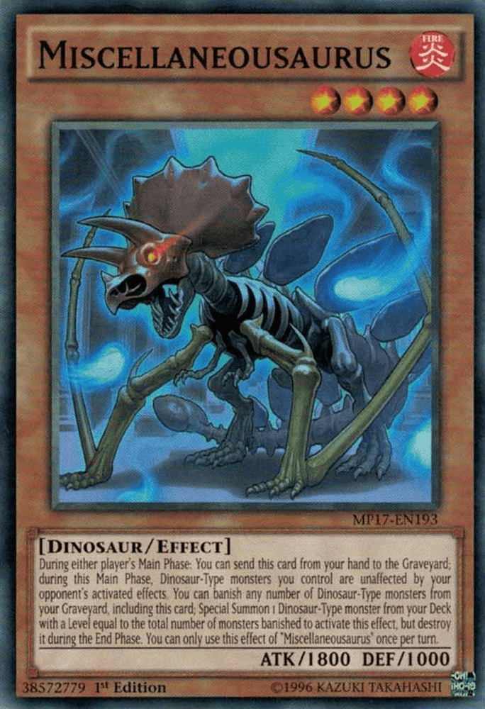 Miscellaneousaurus [MP17-EN193] Common (ONLINE ORDER ONLY)