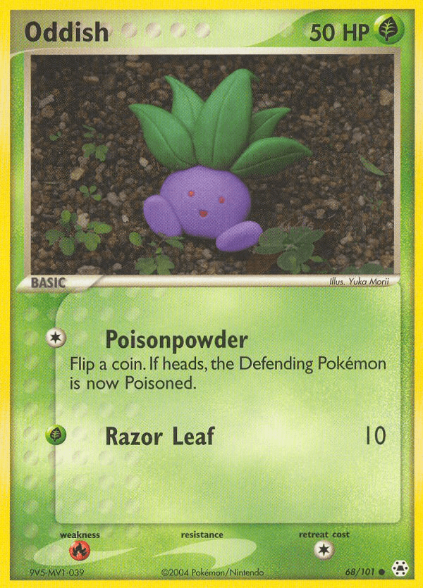 Oddish (68/101) [EX: Hidden Legends] (Online Only)