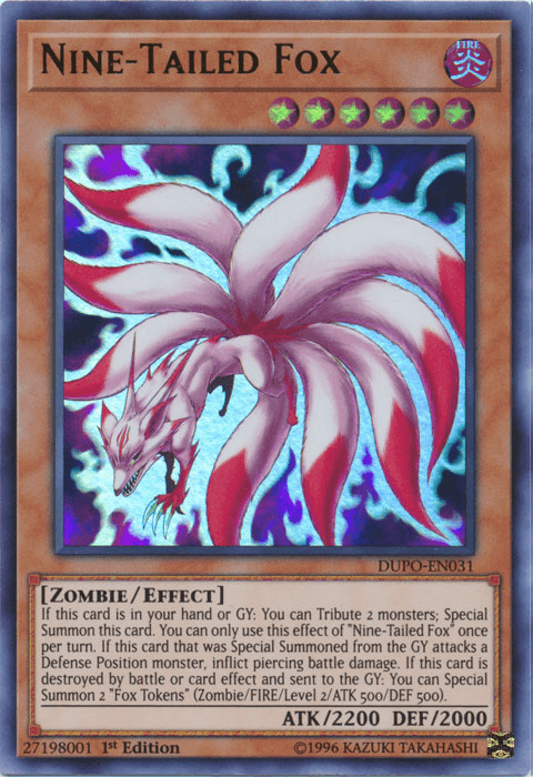 Nine-Tailed Fox [DUPO-EN031] Ultra Rare (ONLINE ORDER ONLY)