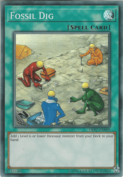 Fossil Dig [OP07-EN009] Super Rare (ONLINE ORDER ONLY)