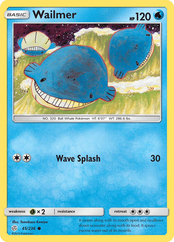 Wailmer (45/236) [Sun & Moon: Cosmic Eclipse] (Online Only)