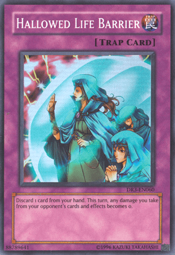Hallowed Life Barrier [DR3-EN060] Super Rare (ONLINE ORDER ONLY)