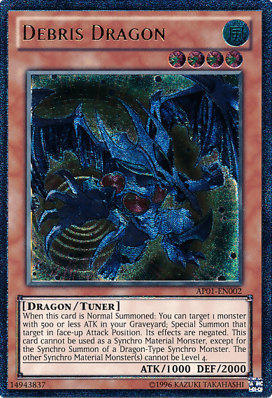 Debris Dragon [AP01-EN002] Ultimate Rare (ONLINE ORDER ONLY)