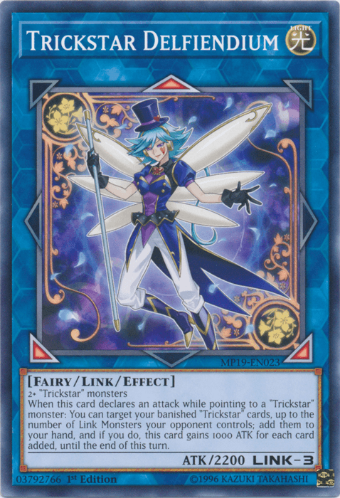 Trickstar Delfiendium [MP19-EN023] Common (ONLINE ORDER ONLY)