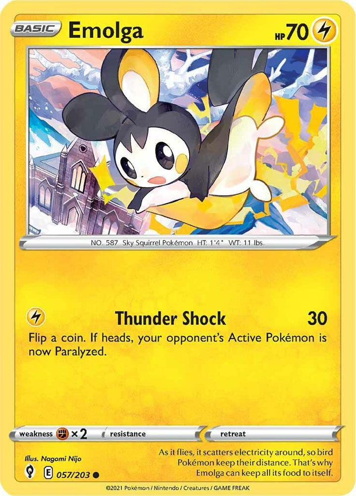 Emolga (057/203) [Sword & Shield: Evolving Skies] (Online Only)