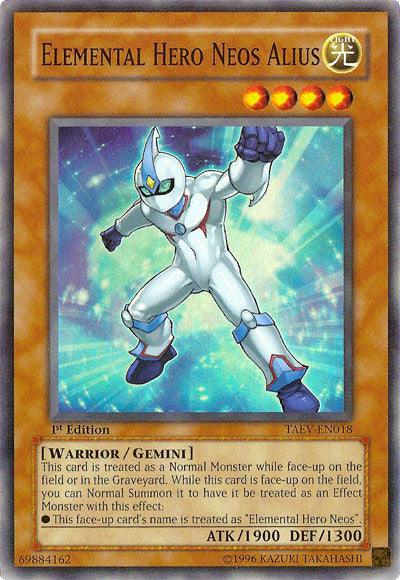 Elemental Hero Neos Alius [TAEV-EN018] Super Rare (ONLINE ORDER ONLY)
