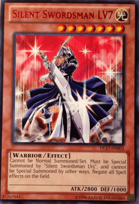 Silent Swordsman LV7 (Red) [DL17-EN003] Rare (ONLINE ORDER ONLY)