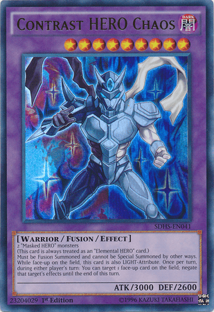 Contrast Hero Chaos [SDHS-EN041] Ultra Rare (ONLINE ORDER ONLY)