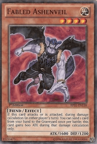 Fabled Ashenveil [BP01-EN158] Starfoil Rare (ONLINE ORDER ONLY)