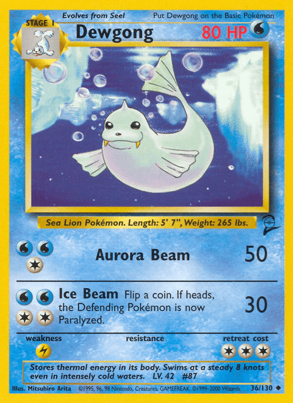 Dewgong (36/130) [Base Set 2] (Online Only)