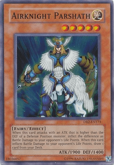 Airknight Parshath [DB2-EN173] Super Rare (ONLINE ORDER ONLY)