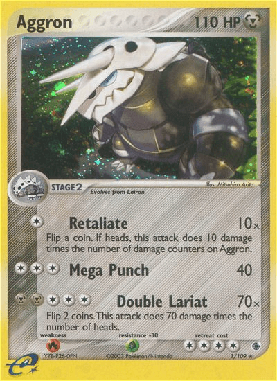 Aggron (1/109) [EX: Ruby & Sapphire] (Online Only)