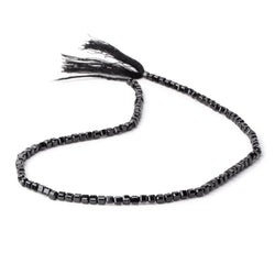 2.5mm Black Spinel Micro Faceted Cube Beads 12.5 inch 106 pieces