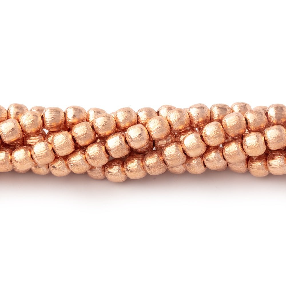3mm Brushed Round Beads (ONLINE ORDER ONLY)