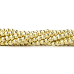 3mm Brushed Round Beads (ONLINE ORDER ONLY)