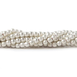 3mm Brushed Round Beads (ONLINE ORDER ONLY)