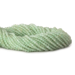 3mm Green Aventurine microfaceted round beads 13 inch 110 pieces (ONLINE ORDER ONLY)