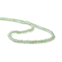 3mm Green Aventurine microfaceted round beads 13 inch 110 pieces (ONLINE ORDER ONLY)