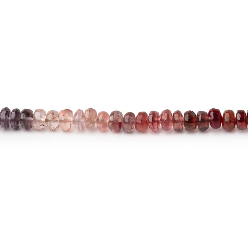 3mm Multi Color Spinel Plain Rondelle Beads 16 inch 230 pieces (ONLINE ORDER ONLY)