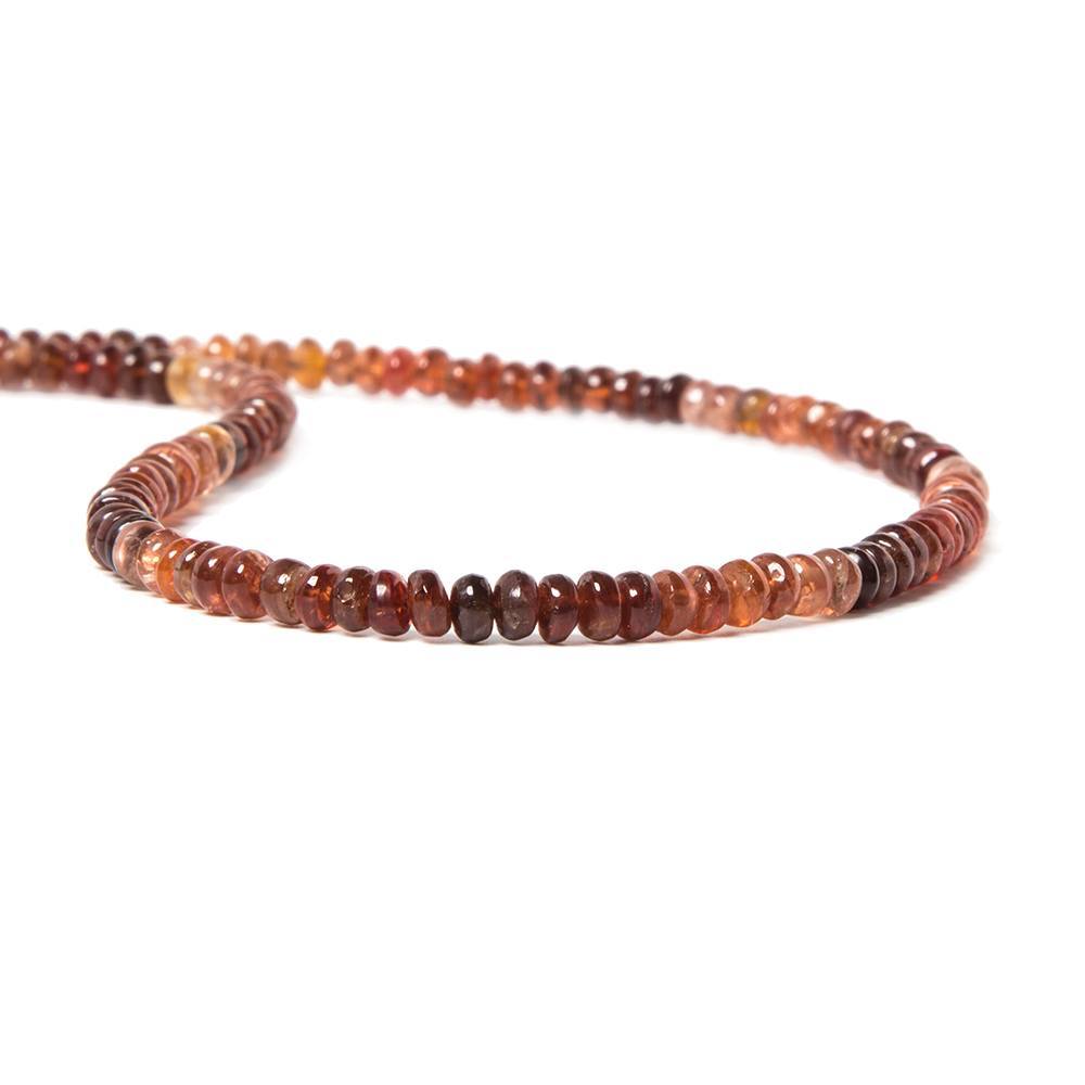 3mm MultiColor Spinel plain rondelle Beads 16 inch 220 pieces (ONLINE ORDER ONLY)