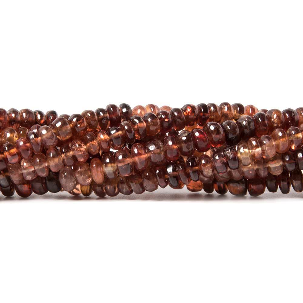 3mm MultiColor Spinel plain rondelle Beads 16 inch 220 pieces (ONLINE ORDER ONLY)
